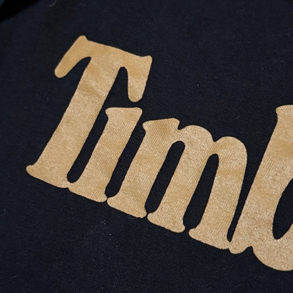 NWOT Boys Sz 8 (S) Timberland Long Sleeve -Black-Cotton - Picture 2 of 7